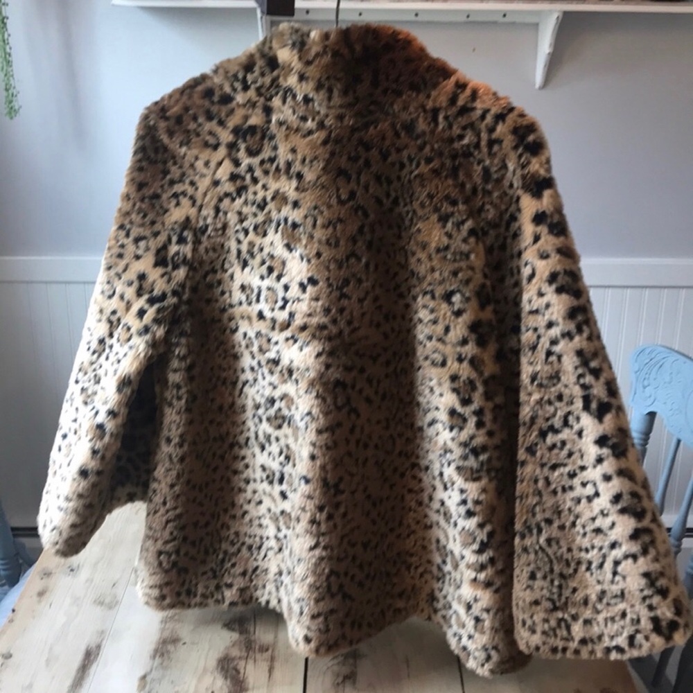 Free People Leopard Jacket Large - Picture 5 of 5